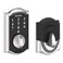 Schlage Touch Camelot Electronic Deadbolt Lock with Touchscreen Keypad Keyless Front Door Entry Bright Chrome BE375 CAM 625