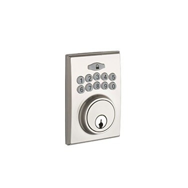 Copper Creek DBF3410SS Square Electronic Keypad Deadbolt Satin Stainless