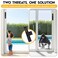 TOUGHBOLT 2Pack Double Deadbolt Sliding Patio Door Child Safety Home Security Lock with 3Receiver Latches Included Installation Required