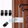 RV77 Remote Control Door Lock Smart Wireless AntiTheft Lock Keyless Entry Lock Intelligent Home Door Lock with 4 Remote Control for HomeHotelApartment 130 x 75 x 37mm Automatic