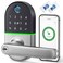 NICE DIGI Smart Keypad Door Lock with Handle Keyless Entry Fingerprint Lock for FrontInterior Door Electronic Digital Lock with Code Easy InstallationModel X1