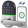 NICE DIGI Smart Keypad Door Lock with Handle Keyless Entry Fingerprint Lock for FrontInterior Door Electronic Digital Lock with Code Easy InstallationModel X1