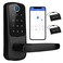 LORVIBO Smart Keyless Entry Door Lock Fingerprint Password Black 8000 Unlocks