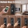wisuwore Smart Fingerprint Deadbolt Lock with App Control 5in1 Keyless Entry Fingerprint App Passcode Card Key Tuya WiFi Smart Lock for Wooden Metal Framed Glass Doors