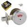 HISAFE inUseVacant Commercial Deadbolt Heavy Duty Satin Chrome Grade 2 Privacy Indicator Deadbolt for BathroomOffice UL3 Hour Fire Rated LeftRight Handed 2 34 Backset