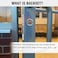 bzijaslle Storefront Door Mortise LockCommercial Door LockDouble Keyed Cylinder Lock Setin Aluminum 118 Backset Hook Lock Tongue
