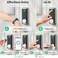 Sophia Keyless Entry Door Lock Smart Auto Locks for Front Door Key Fobs Remote Control Keypad Deadbolt Digital Fingerprint Door Lock with Code Cerraduras Inteligentes IP68 Satin Nickel