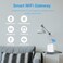 SEVEKO Smart Lock WiFi Gateway G2 Gateway Remotely Control Smart Door Lock with TT Lock App Compatible with Alexa Voice Control Keyless Entry Door Lock WiFi 24GHz
