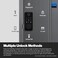 YoLink Smart Deadbolt Lock with Fingerprint Keypad IC Card Fob and App Control LoRa Long Range Alexa Google IFTTT and Home Assistant YoLink Hub Required