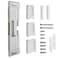 TOUGHBOLT Sliding Door Lock Double Deadbolt Security Child Safety 3Receiver Latches for Home Airbnb Rentals Installation Required