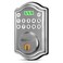 AkaGear Keyless Entry Door Lock with Keypad Smart Deadbolt for Front Door with 2 Keys Auto Lock Easy Installation DS10 Mini Satin Nickel