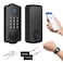 MYPIN Fingerprint Smart Door Lock Keyless Entry Deadbolt Electronic Biometric Deadbolt with PhoneWatch App Control Auto Lock with Touchscreen Keypad for Bedroom Front Door 7 Ways to Unlock