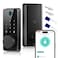 biquole Keyless Entry Door Lock Biquole Smart Lock with App Control Fingerprint Door Lock Electronic Keypad Deadbolt Auto One Touch Lock Digital Smart Door Locks Easy Installation IP54 Waterproof