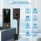 BEBASIA Fingerprint Door Lock with Handle Sets Keyless Entry Door Lock Bluetooth Front Door Lock Set Smart Deadbolt Electronic Keypad Digital Lock with Handle Aged Bronze