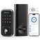 Zylenor Keyless Entry Door Lock Smart Lock for Front Door with Digital Keypad Builtin WiFi Deadbolt App Remote Control with Easy Installation Upgraded Battery Life