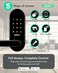 Sifely Keyless Entry Keypad Smart Door Lock with Handle Knob Digital Deadbolt for Front Bedroom Office Interior Doors App Control for Airbnb Guests Kids Easy DIY Install No Fingerprint