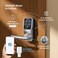 Lockly Secure Pro Smart Lock WiFi Keyless Entry Digital Keypad Door Lock 3D Biometric Fingerprint Sensor Front Door with Handle Voice Control Auto Lock Latch Edition