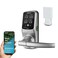 Lockly Secure Pro Smart Lock WiFi Keyless Entry Digital Keypad Door Lock 3D Biometric Fingerprint Sensor Front Door with Handle Voice Control Auto Lock Latch Edition