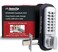 JOUNJIP Mechanical Deadbolt Lock Keyless Entry Door Lock Code NOT Required When Locking 100 Mechanical with Flat Spindle Thumb Turn Door Knob Satin Chrome Upgraded 2025