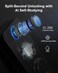 NBBX Fingerprint Door Lock with Handle Smart Keyless Entry Door Lock with App Stores 50 Fingerprints and 50 User Codes IP65 Weatherproof Keypad Deadbolt for Front Interior Doors AutoLock Black