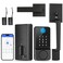 POWIFY Keyless Entry Door Lock with Handle APP Control Smart Front Lock Set Keypad Door Lock with Handle Keypad Deadbolt Auto Lock Easy to Install Bluetooth Black