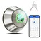 EUERTE Fingerprint Keyless Entry Door Lock Smart Deadbolt with App Control 10Month Battery Life Easy Installation Deadbolt Alternative IP66 Waterproof Includes 2 Backup Keys