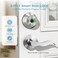 EUERTE Fingerprint Keyless Entry Door Lock Smart Deadbolt with App Control 10Month Battery Life Easy Installation Deadbolt Alternative IP66 Waterproof Includes 2 Backup Keys