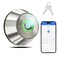 EUERTE Fingerprint Keyless Entry Door Lock Smart Deadbolt with App Control 10Month Battery Life Easy Installation Deadbolt Alternative IP66 Waterproof Includes 2 Backup Keys