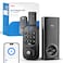 TCL D1 WiFi Smart Lock Fingerprint Door Lock Keyless Entry Keypad Deadbolt Lock for Front Door Builtin WiFi Auto Lock Voice Control Easy Installation 8 Months Battery Black