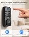 TCL D1 WiFi Smart Lock Fingerprint Door Lock Keyless Entry Keypad Deadbolt Lock for Front Door Builtin WiFi Auto Lock Voice Control Easy Installation 8 Months Battery Black