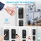 Miuedo WiFi Front Door Lock Sets with Handle Fingerprint Keyless Entry and Smart Keypad with Lever Handles Electronic ScreenWiFi Gateway APP Control AutoLock Voice Control