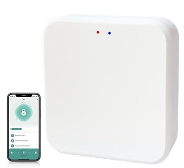 NBFRUTK Tuya Smart Door Lock WiFi Gateway Paired with Smart Door Lock to Realize APP Remote Control