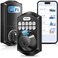 TEEHO TE012W WiFi Smart Lock Fingerprint Door Lock with Builtin WiFi Keyless Entry Keypad Smart Deadbolt App Remote Control Alexa Compatible IP55 Waterproof for Front Door Matte Black