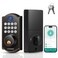 VIVOHOME Smart Lock for Front Door Keyless Entry Door Lock with Fingerprint Bluetooth App Remote Control Electronic Keypad Deadbolt with User Management