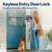VIVOHOME Smart Lock for Front Door Keyless Entry Door Lock with Fingerprint Bluetooth App Remote Control Electronic Keypad Deadbolt with User Management