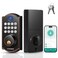 VIVOHOME Smart Lock for Front Door Keyless Entry Door Lock with Fingerprint Bluetooth App Remote Control Electronic Keypad Deadbolt with User Management