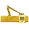 LYNN HARDWARE Heavy Duty Automatic Door Closer Gold Commercial Grade Contractors Choice Adjustable Speed Force Delayed Closing Timer 3 Mounting Options 3 Hour Fire Rated DC8016 Model