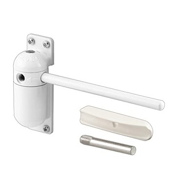 PRIME-LINE PrimeLine KC50D 58 Pound Diecast White Spring Door Closer Single Pack