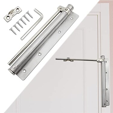 TTZEZE Heavy Duty Automatic Screen Door Closer Safety Spring for Storm Door Steel With Adjustable Closing Speed Smooth and Quiet for Hinge Door