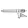 National Hardware N279778 V1345 Touch n Hold Door Closer in Aluminum