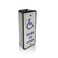Olideauto Handicapped Push Button for Automatic Door OpenerSingle Narrow Wired Stainless Steel Handicap Push Button