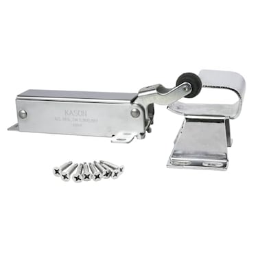 Awoco 1094 Hydraulic Door Closer Exposed Mounting with 1094X27 Adjustable Wide Hook 78 to 158 Offset for Walkin CoolersFreezers by Kason