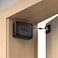 EKZ Retractable Automatic Door Closer Fits Sliding Glass Screen Single Double Doors Strong 33 lb Spring Tension PunchFree Easy Install for Entry Bathroom Bedroom Study 1 Pack