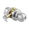 Master Lock BLC0232DKA4 Storeroom Cylindrical Ball Knob Commercial Grade 2 Brushed Chrome Finish