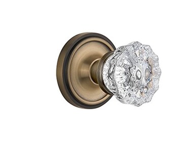 Nostalgic Warehouse Classic Rosette With Crystal Door Knob