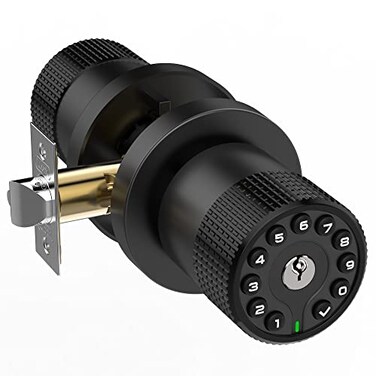 BOTHSTAR Keypad Door Knob with KeyKeyless Entry Door Lock Code Locks Door Knob Auto Lock50 User Code for HomeOfficeHotelBedroomGarageNot Deadbolt