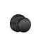 SCHLAGE Knob with SCHLAGE Trim NonTurning Lock Aged Bronze F170 AND 716 AND