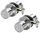 Buoan Keypad Door Lock with Handle Keyless Electronic Entry Door Knob3s Auto Lock Battery Backup Backlight Zinc Easy to Install Great for Home Hotel Office 2pc 1