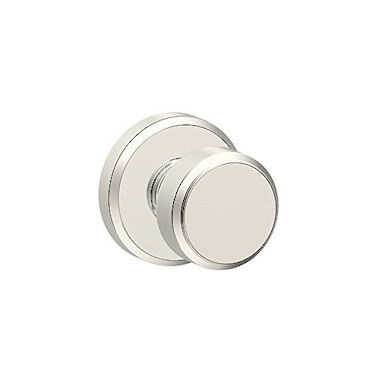 SCHLAGE F10 BWE 618 GSN Bowery Knob with Greyson Trim Hall and Closet Polished Nickel