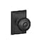 Schlage F40 GEO 622 ADD Georgian Door Knob with Addison Trim Bed Bath Privacy Lock Matte Black
